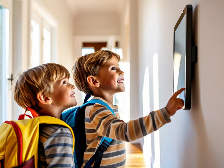 Kid routines and chore checklists on Hearth display